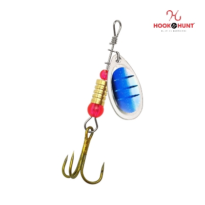 Picture of High-Quality Metal Spinner Bait with Triple Hook - Vibrant Fishing Lure (০১ পিস)