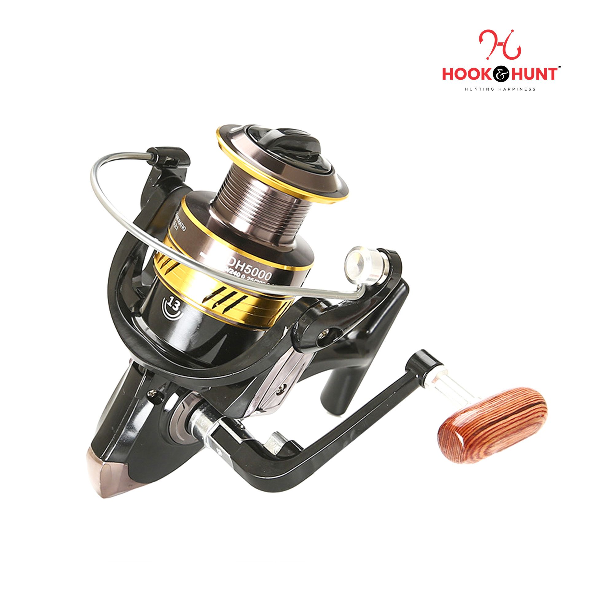 Picture of 01 Pcs High-Quality (DH) Reel -  Full Metal Spinning Fishing Reel – Sea & Rock Fishing Gear (1000–7000 Series). (7000 সিরিজ)