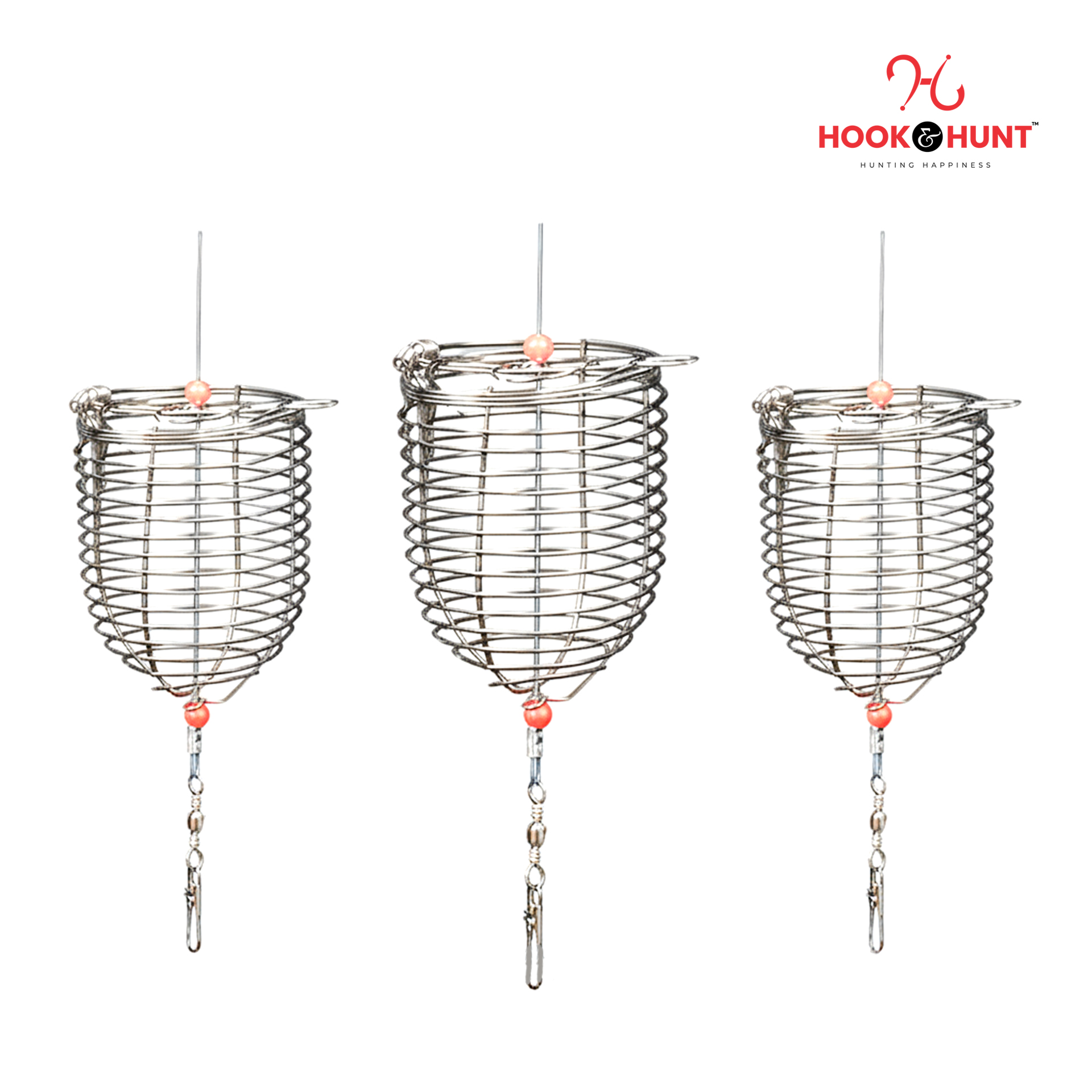 Picture of 01 Pcs New Stainless Steel Fishing Bait Cage – Small, Medium, Large & Extra Large (Large)