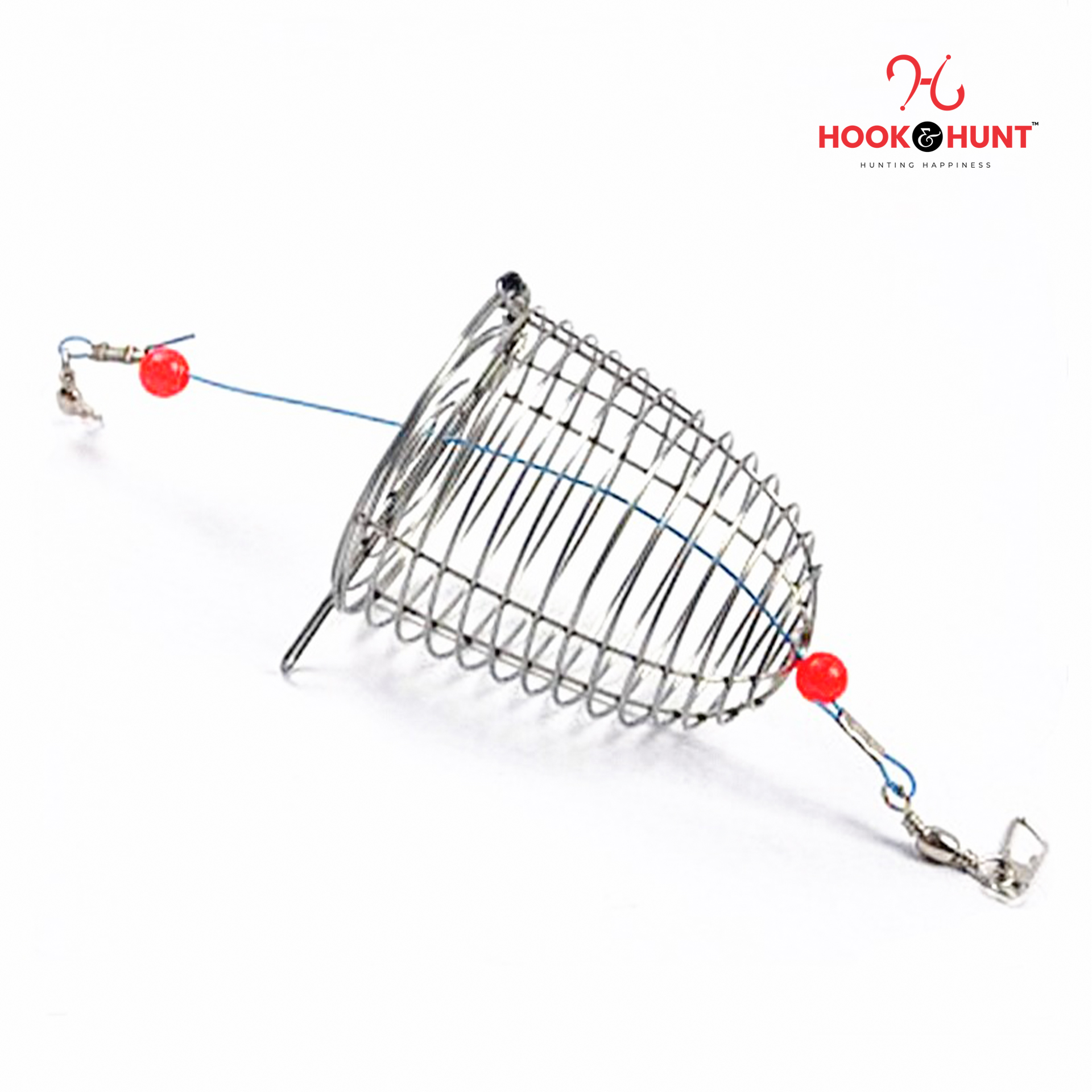 Picture of 01 Pcs New Stainless Steel Fishing Bait Cage – Small, Medium, Large & Extra Large (Medium)