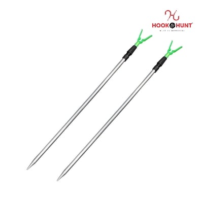Picture of Stainless Steel Dual-Purpose Fishing Rod Holder Stand – Durable Steel Frame with Soft Rubber Grip (অ্যালুমিনিয়াম)