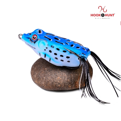 Picture of Premium 8gram Soft Frog Lure with High-Quality Hooks and Realistic Bait Design for Bass Fishing (নীল)