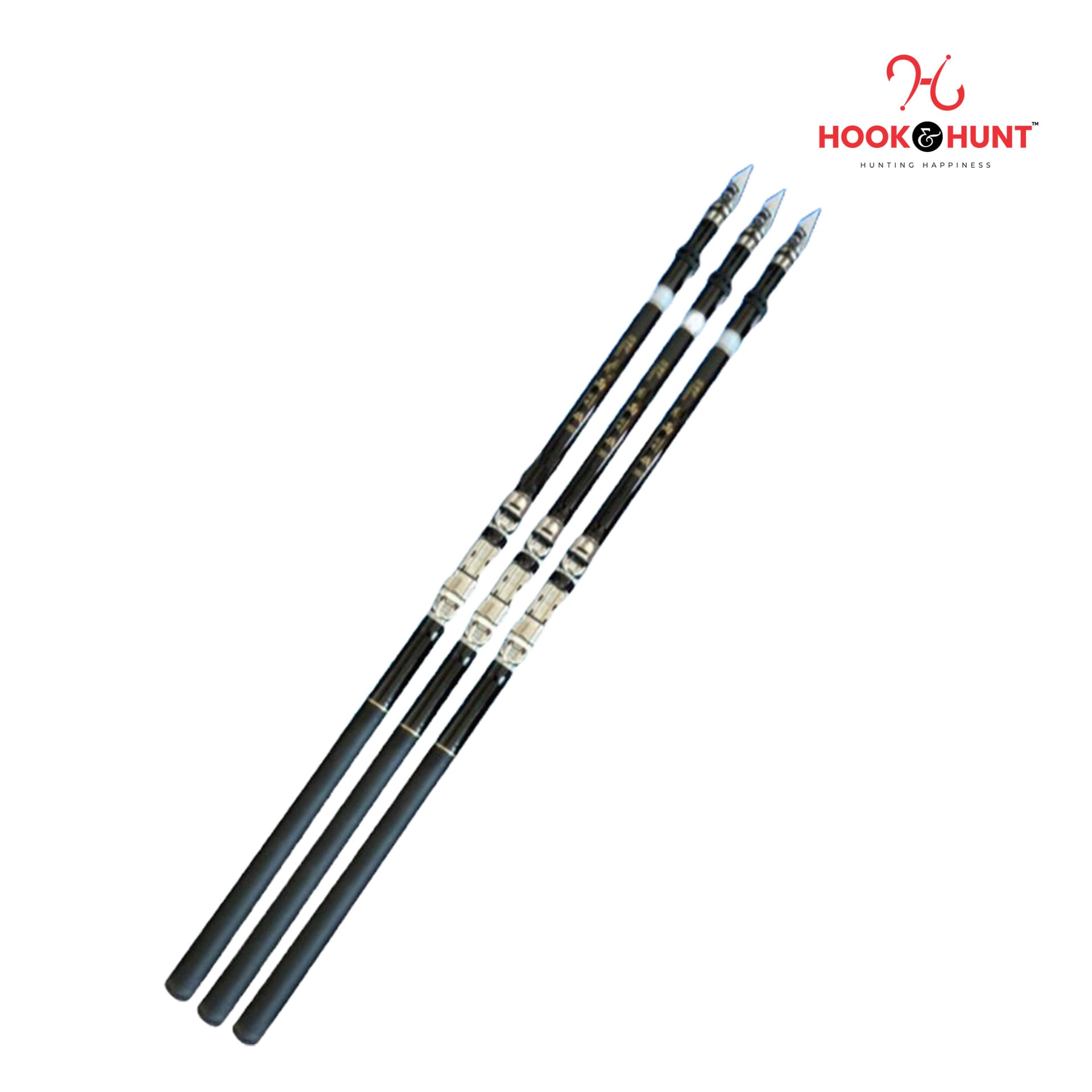 Picture of SM Black & White Ultra-light & Ultra-hard Rock Fishing Rod – 300 cm/360 cm/450 cm Dual-purpose Fiberglass Sea Casting Rod. (450 cm)