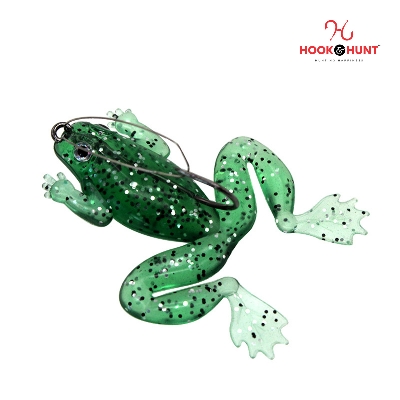 Picture of 01 Piece Artificial Simulation Thunder Frog Bait – 6cm 5g Anti-Hanging Soft Lure with Hook for Black Fish (স্বচ্ছ সবুজ)