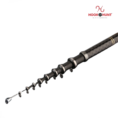 Picture of New Alpha Special Carbon Spinning Fishing Rod-  270 cm / 360 cm / 450 cm  Portable Lightweight for Freshwater and Sea Fishing. (450 cm)