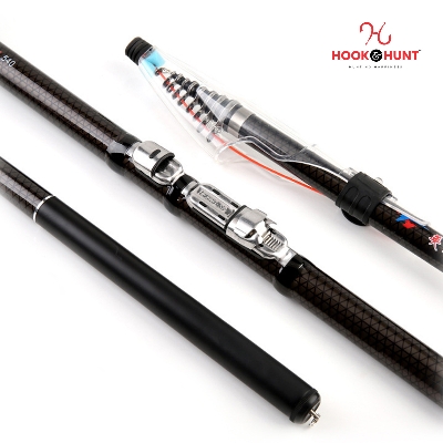Picture of 300 cm / 360 cm / 450 cm Alpha Copy Carbon Short Section Dual Purpose Rock Fishing Rod – Premium carbon fiber build Rod. (450 CM)