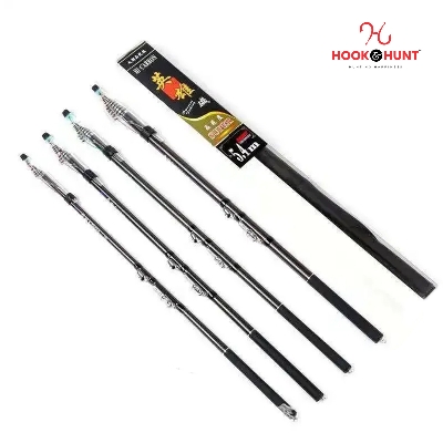 Picture of 300 cm / 360 cm / 450 cm Alpha Copy Carbon Short Section Dual Purpose Rock Fishing Rod – Premium carbon fiber build Rod. (450 CM)