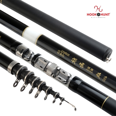 Picture of 360 cm SM Black & White Ultra-light & Ultra-hard Rock Fishing Rod – Dual-purpose Fiberglass Sea Casting Rod. (360 cm)