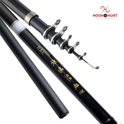 Picture of 360 cm SM Black & White Ultra-light & Ultra-hard Rock Fishing Rod – Dual-purpose Fiberglass Sea Casting Rod. (360 cm)