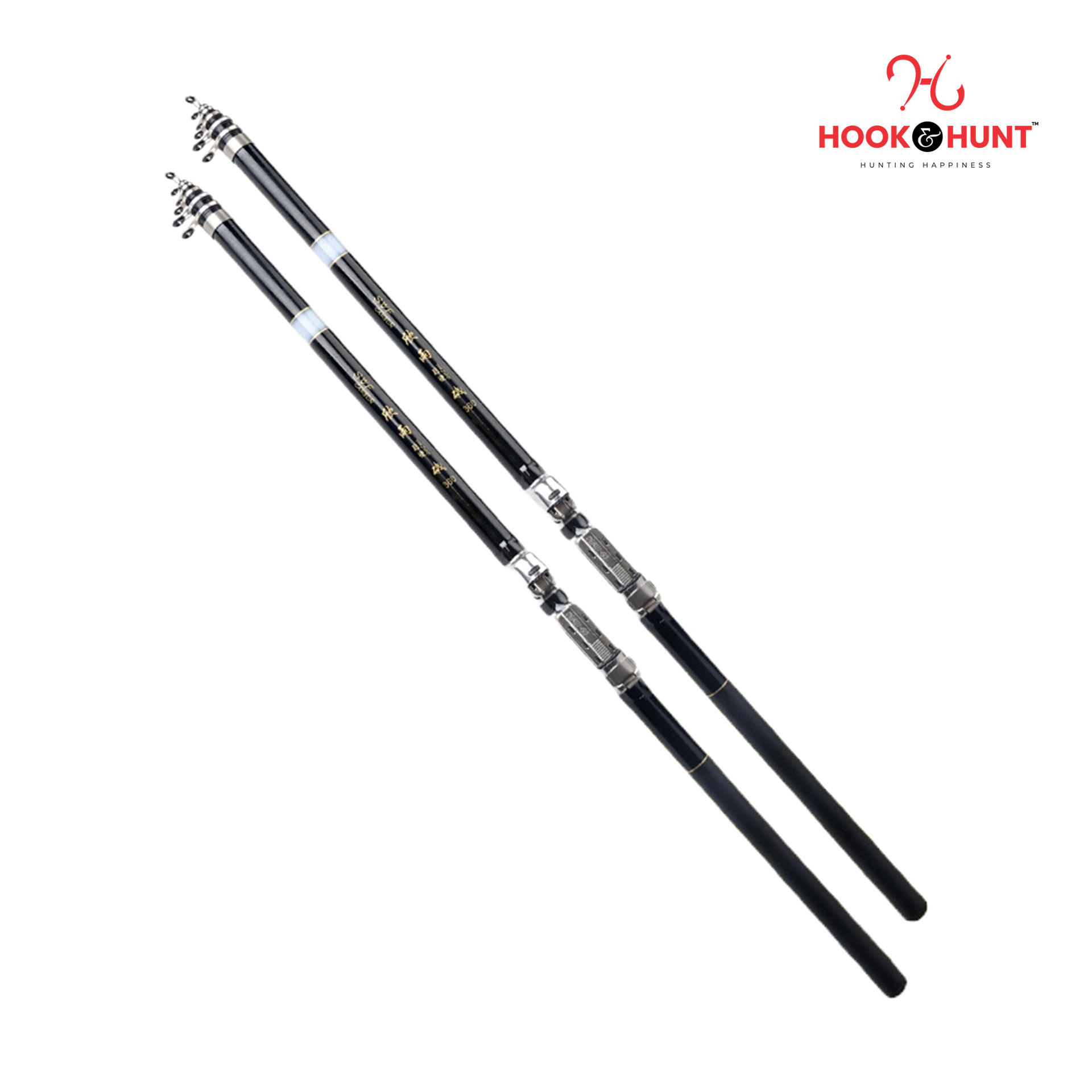 Picture of 360 cm SM Black & White Ultra-light & Ultra-hard Rock Fishing Rod – Dual-purpose Fiberglass Sea Casting Rod. (360 cm)