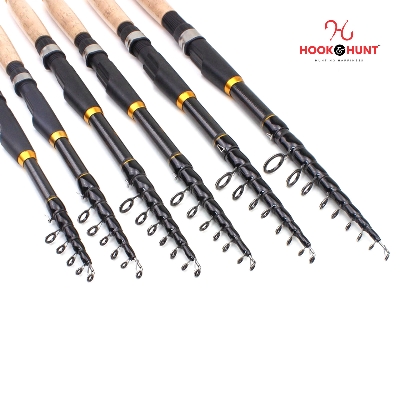 Picture of YG 020 - Model Ultra-Short Retractable Carbon Fiber Sea Fishing Rod (300 cm - 360 cm) – Cork Handle Multi-Functional Lure & Boat Fishing Rod (300 cm)
