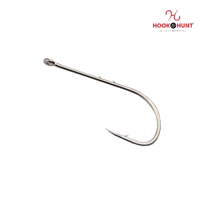 Picture of 12 Piece Hook & Hunt Double Barbed Tidal Fishing Hook Long Shank with Tube – Sea & Lure Fishing Barbed Hook (Size - 5/0)