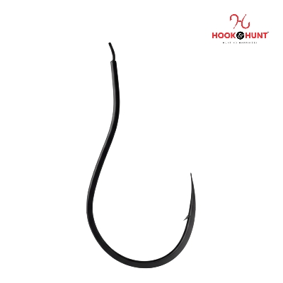 Picture of 10 Piece Hook & Hunt Crank Chinu Barbed Fishing Hook 0.1–11 – Thin Wire Improved Hook for Sea & Rock Fishing (Size - 5)