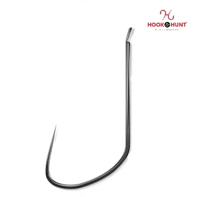 Picture of 12 Piece Hook & Hunt Competition-Grade Wolf Tooth Fishing Hook No.2–10 – Thin Wire Taihe Alloy Carp & Crucian Hook (Size - 2)