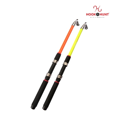 Picture of 300 cm Hook & Hunt Super Hard Fiberglass Sea Fishing Rod  – Telescopic Casting Rod for Ocean Beach & Long Distance Fishing (300 cm)