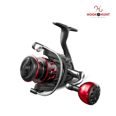 Picture of 4000 Series Hook & Hunt Carved Round Handle Reel All-Metal Spinning Fishing Reel – Heavy Duty Sea, River & Anchor Fishing Reel (Model - 4000)