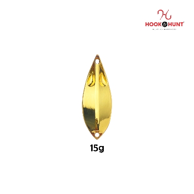 Picture of Hook & Hunt Zinc Alloy Spinner Lure 10gm / 15gm / 20gm – Long Cast Monster Spinner Hard Bait without Treble Hook & Feather (হুক ছাড়া - ১৫ গ্রাম)