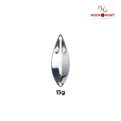 Picture of Hook & Hunt Zinc Alloy Spinner Lure 10gm / 15gm / 20gm – Long Cast Monster Spinner Hard Bait without Treble Hook & Feather (হুক  ছাড়া - ১৫ গ্রাম)