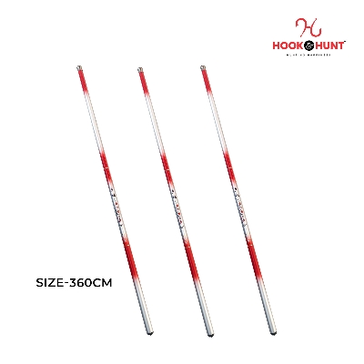 Picture of 360cm Hook & Hunt Carbon Short Section Stream Fishing Rod – Ultra Light Soft Tone Hand Rod for River & Stream Fishing (লাল - 360cm)