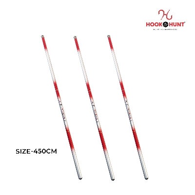 Picture of 450cm Hook & Hunt Carbon Short Section Stream Fishing Rod – Ultra Light Soft Tone Hand Rod for River & Stream Fishing (লাল - 450cm)