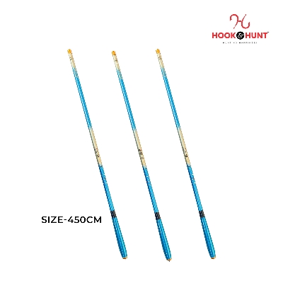 Picture of Sky Blue Colour Ultra-Light Super Hard Carbon Stream Fishing Rod – Short Section 37-Action Hand Rod for Crucian Carp & Stream Fishing (300 – 540 cm) (আকাশী- 450cm)