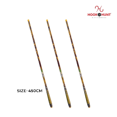 Picture of 450cm Ultra-Light Super Hard Carbon Stream Fishing Rod  – Short Section 37-Action Hand Rod for Crucian Carp & Stream Fishing (হলুদ - 450cm)