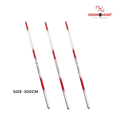 Picture of 300cm Hook & Hunt Carbon Short Section Stream Fishing Rod – Ultra Light Soft Tone Hand Rod for River & Stream Fishing (লাল - 300cm)
