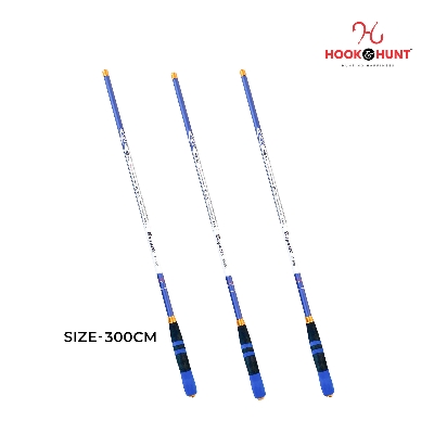 Picture of Bugatti Carbon Stream Fishing Rod (300 – 540 cm) - Ultra-Light Super Hard Carbon Stream Fishing Rod – Short Section 37-Action Hand Rod (300cm)