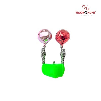 Picture of 01 Piece Hook & Hunt Fishing Bell Alarm Clip – Outdoor Sea Rod Bite Indicator Single - Double Rivet Spiral Brass Fishing Bell (ক্লিপ ডাবল রঙ্গিন)