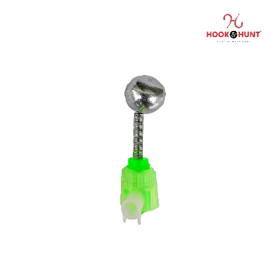 Picture of 01 Piece Hook & Hunt Fishing Bell Alarm Clip – Outdoor Sea Rod Bite Indicator Single - Double Rivet Spiral Brass Fishing Bell (স্পাইরাল  সিঙ্গেল)