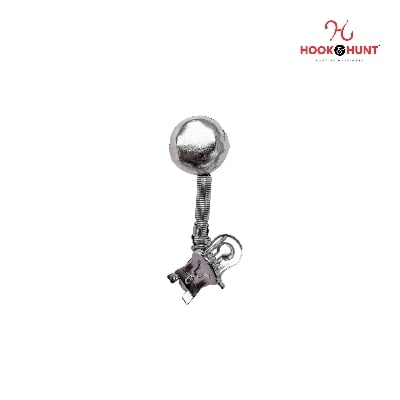 Picture of 01 Piece Hook & Hunt Fishing Bell Alarm Clip – Outdoor Sea Rod Bite Indicator Single - Double Rivet Spiral Brass Fishing Bell (ক্লিপ মেটাল সিঙ্গেল)