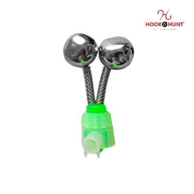 Picture of 03 Piece Hook & Hunt Fishing Bell Alarm Clip – Outdoor Sea Rod Bite Indicator Single - Double Rivet Spiral Brass Fishing Bell (স্পাইরাল  ডাবল)