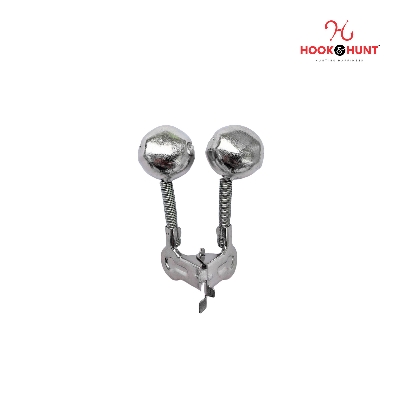 Picture of 03 Piece Hook & Hunt Fishing Bell Alarm Clip – Outdoor Sea Rod Bite Indicator Single - Double Rivet Spiral Brass Fishing Bell (ক্লিপ মেটাল ডাবল)