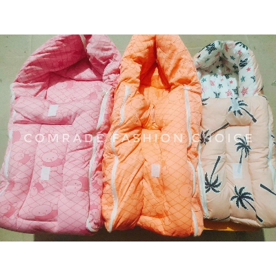 Picture of 3 In 1 Baby Comforter Bed, Baby Carrier Bag & Baby Sleeping Bed - Multicolor