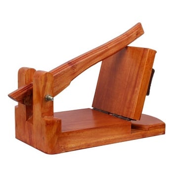 Picture of Wooden Ruti Maker with Ruti paper and both side gum tape- Brown - Multicolor