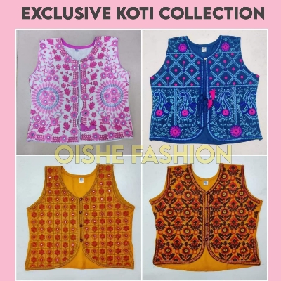 Picture of Embroidery Work Koti Collection For Girls - Multicolor