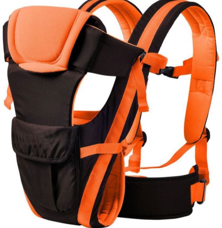 Picture of Chinmay Kids 6-in-1 Adjustable Baby Carrier Cum Kangaroo Bag/Honeycomb Texture Baby Carry Sling/Back/Front Carrier for Baby with Safety Belt and Buckle Straps