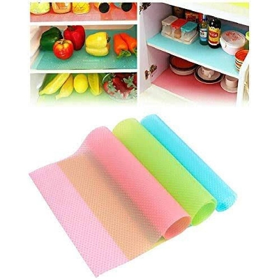 Picture of Refrigerator Drawer Mat/Fridge Mat/Multi Purpose Mat Set - Multicolor