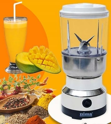Picture of Nima Electric Single Blender/Nima Electric 2 in 1 Blender and Grinder Offers Convenient and Versatile Blending and Grinding Functions