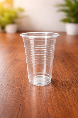 Picture of 250 Ml 100 Pcs FreshLook Transparent Party & Juice Cup With Lid
