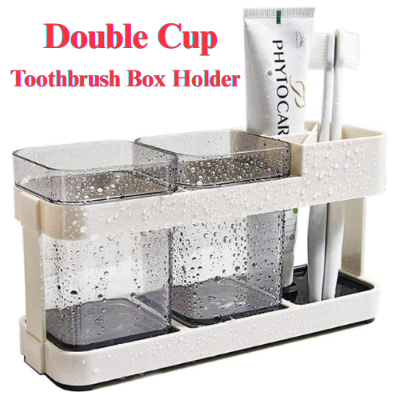 Picture of Toothbrush Box Cup Holder Bathroom Storage Bathroom Creative Bathroom Accessories Toothbrush Box - Brush Holder - Lifestyle Mall