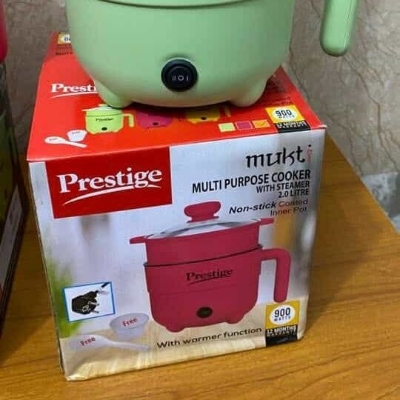 Picture of Mini Rice Cooker Prestige Rice Coocker Auto Cutt Mini Rice Cooker Automatic Warm Function with steamer Mini Electric Ricecooker -Multicolor
