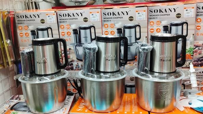 Picture of Sokany 6 in 1 Wonder Chopper. blander, Multi-functional 800w 3L 3 Speeds Control 6 in 1 Electric Food Processor Meat Grinder, salad maker
