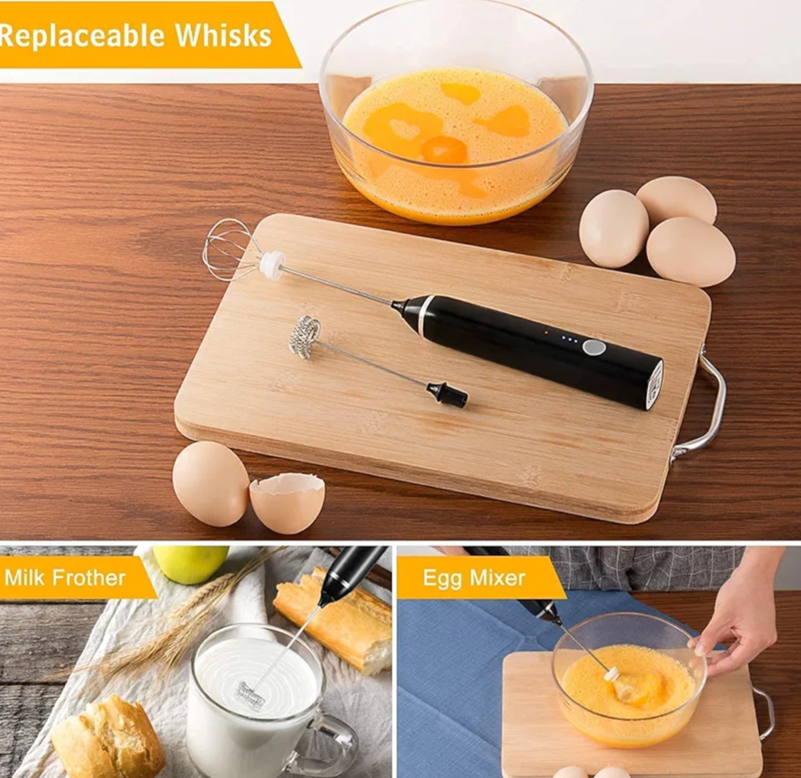 Picture of ELECTRIC RECHARGEABLE DOUBLE HADED 3 SPEED HAND MIXER. -Multicolor