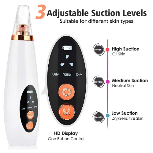 Picture of Black Head Remover Device for Men & Women,Electric Vacuum Blackhead Remover - Dhaka Shopping Zone -Multicolor