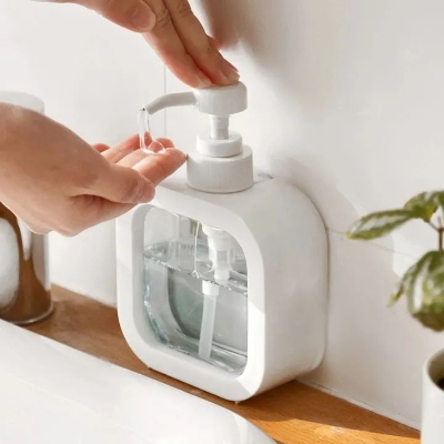 Picture of 300ML Bathroom Soap Dispenser Bottle / Large-capacity Lotion Press Bottles Empty Refillable -Multicolor