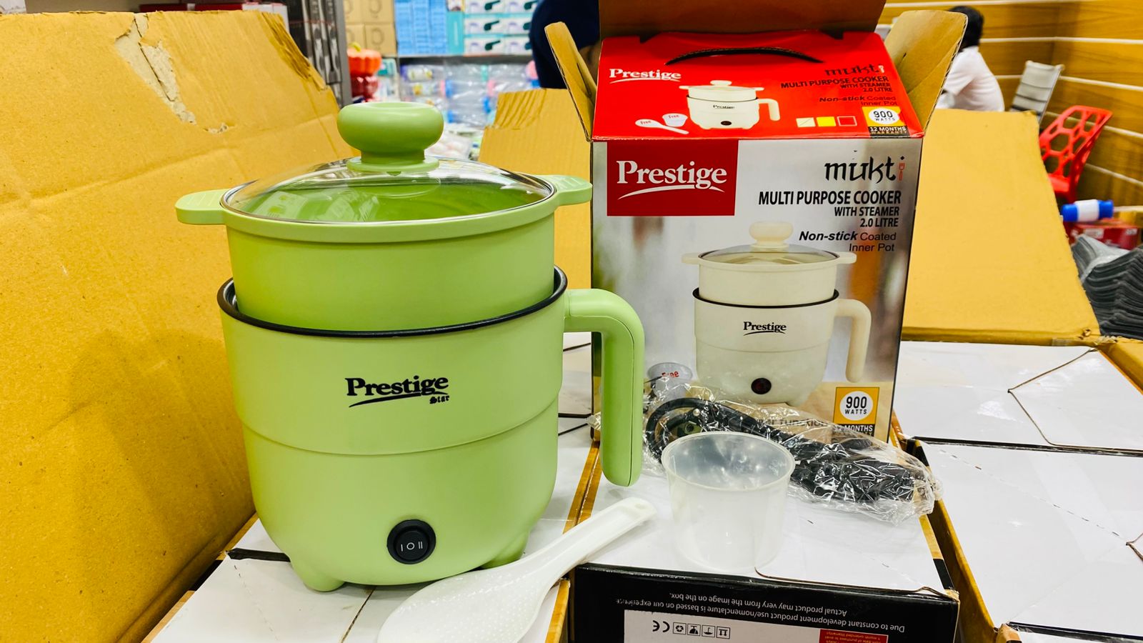 Picture of Prestige star Cooking Pot, mini rice cooker, multi functional cooker, Curry cooker