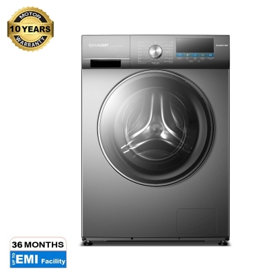 Picture of Sharp 10KG Front Loading Inverter Washing Machine (ES-FSI1012DLZ-S)