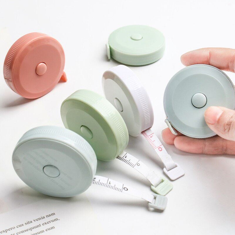Picture of Measuring Tape 1.5M and 2M - Mini Soft Measuring Tape - Compact Multicolor Retractable Measuring Tape