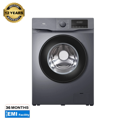 Picture of TCL 8KG Inverter Front Load Washing Machine With BLDC Inverter Motor, Steam Wash, Magic Flow (P608FLG)